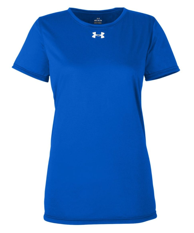 T-Shirt - Under Armour Short Sleeve - Women's - Royal Blue