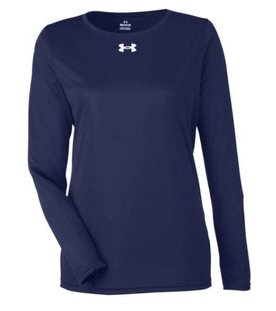 T-Shirt - Under Armour Long Sleeve - Women's - Navy