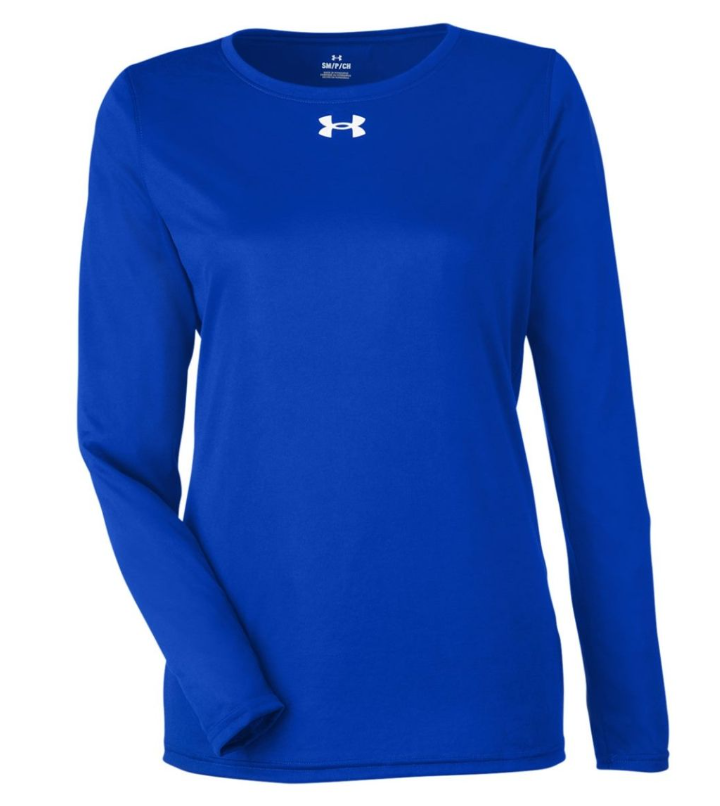 T-Shirt - Under Armour Long Sleeve - Women's - Royal Blue