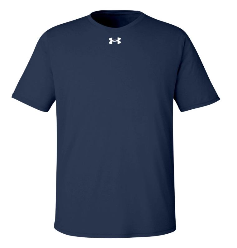 T-Shirt - Under Armour Short Sleeve Mens-Navy