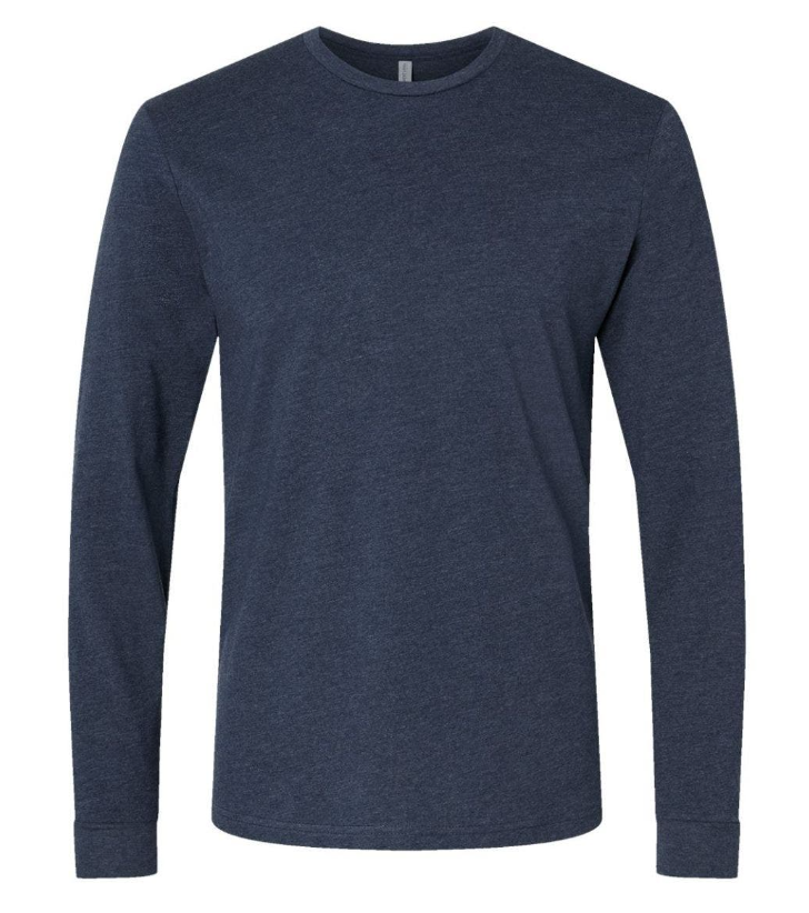T-Shirt - Next Level Long Sleeve - Unisex - Navy