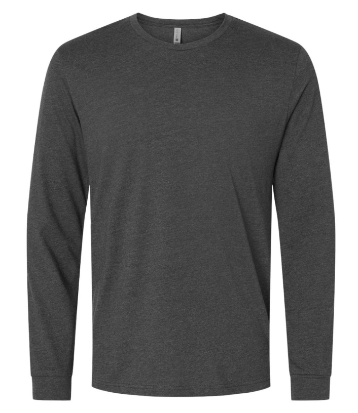 T-Shirt - Next Level Long Sleeve - Unisex - Charcoal