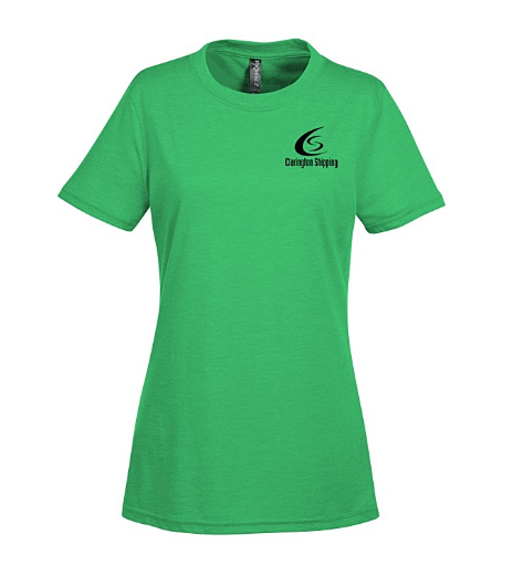 T-Shirt - Primease Tri Blend Short Sleeve Womens - Kelly Green (BMSC Original)