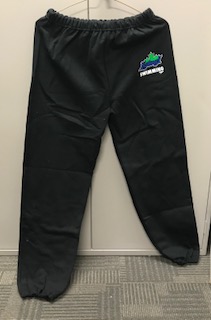  Black Island Swimming track pants with logo