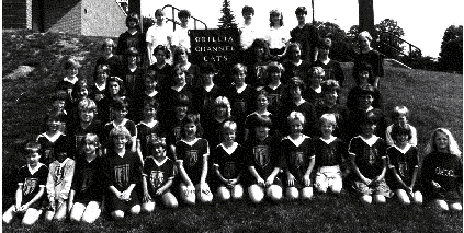 1987 CATS Marg McGeachy is in the white shirt on left