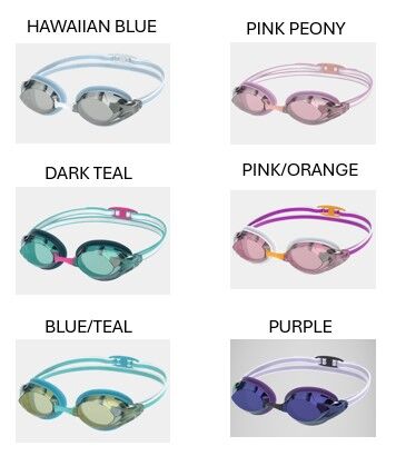 Speedo Women's Vanquisher 3.0 Mirrored Swim Goggles