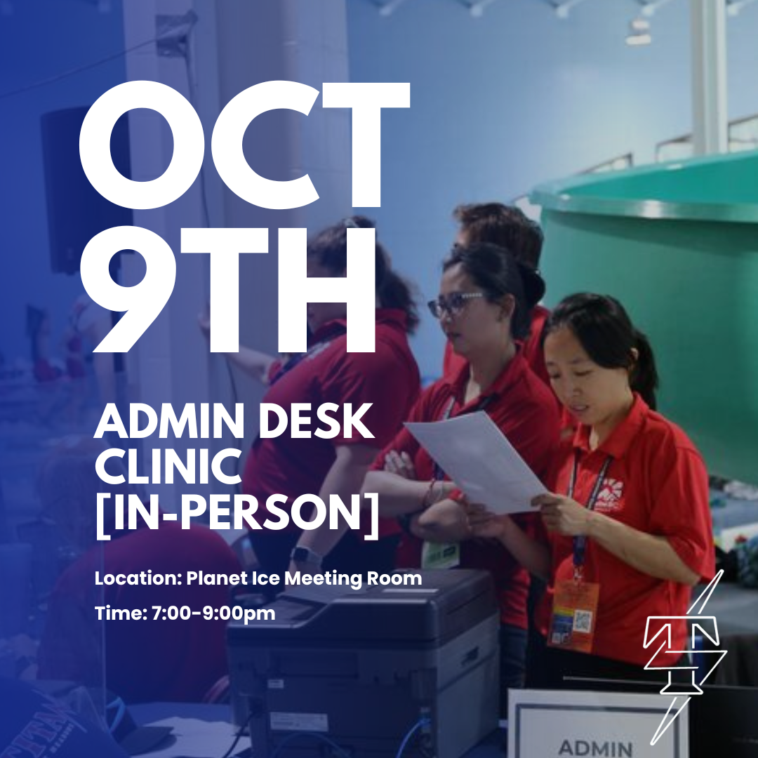 Officials Training Week [ OCT9TH | ADMIN DESK CLINIC] image