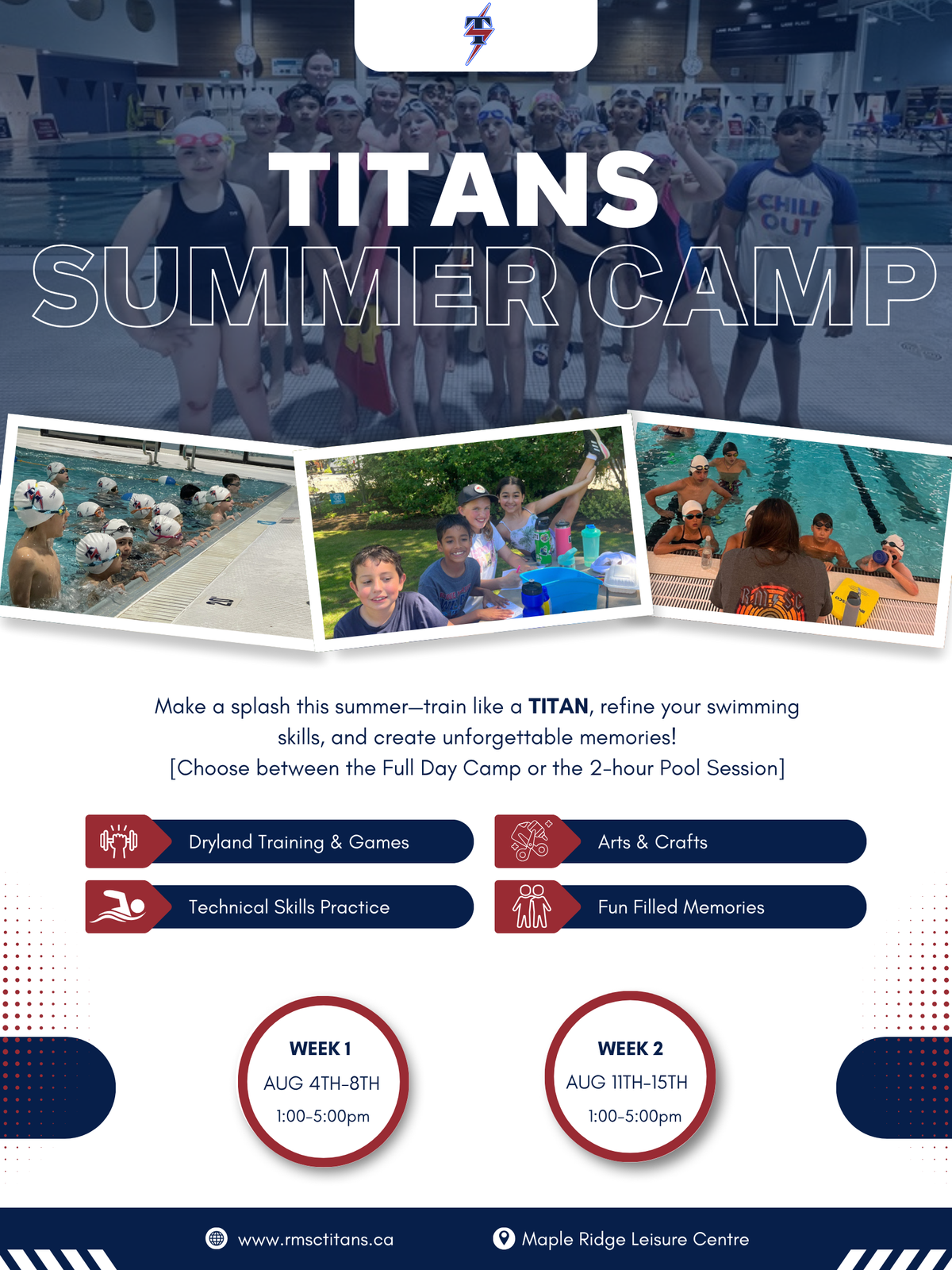 TITANS Summer Camp Week 1 [ Aug 4th-8th] image