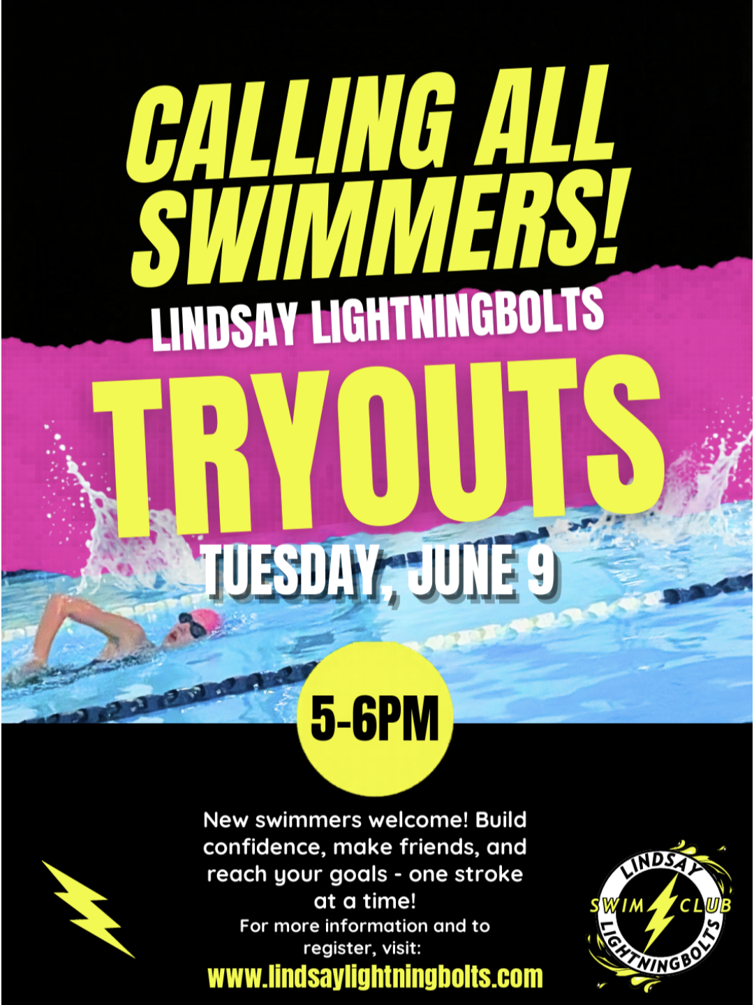 Lindsay Lightningbolts TRYOUTS image