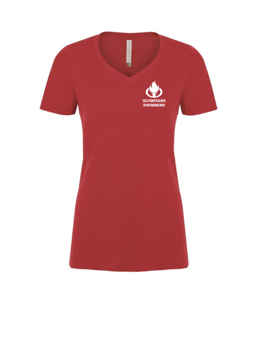 OS Ladies V-Neck Shirt (Red)