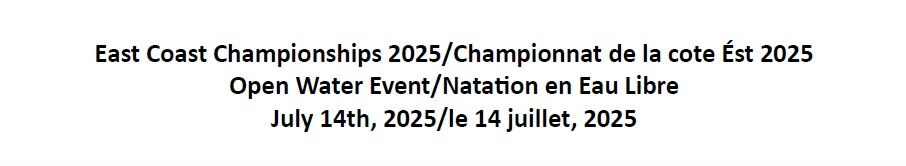 EAST COAST CHAMPIONSHIPS OPEN WATER EVENT 2025 image