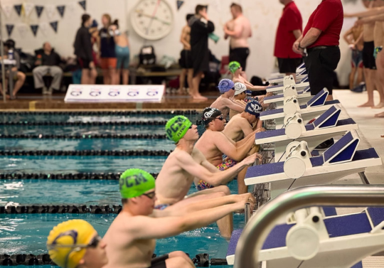 Pictou County Mariners at a swim meet