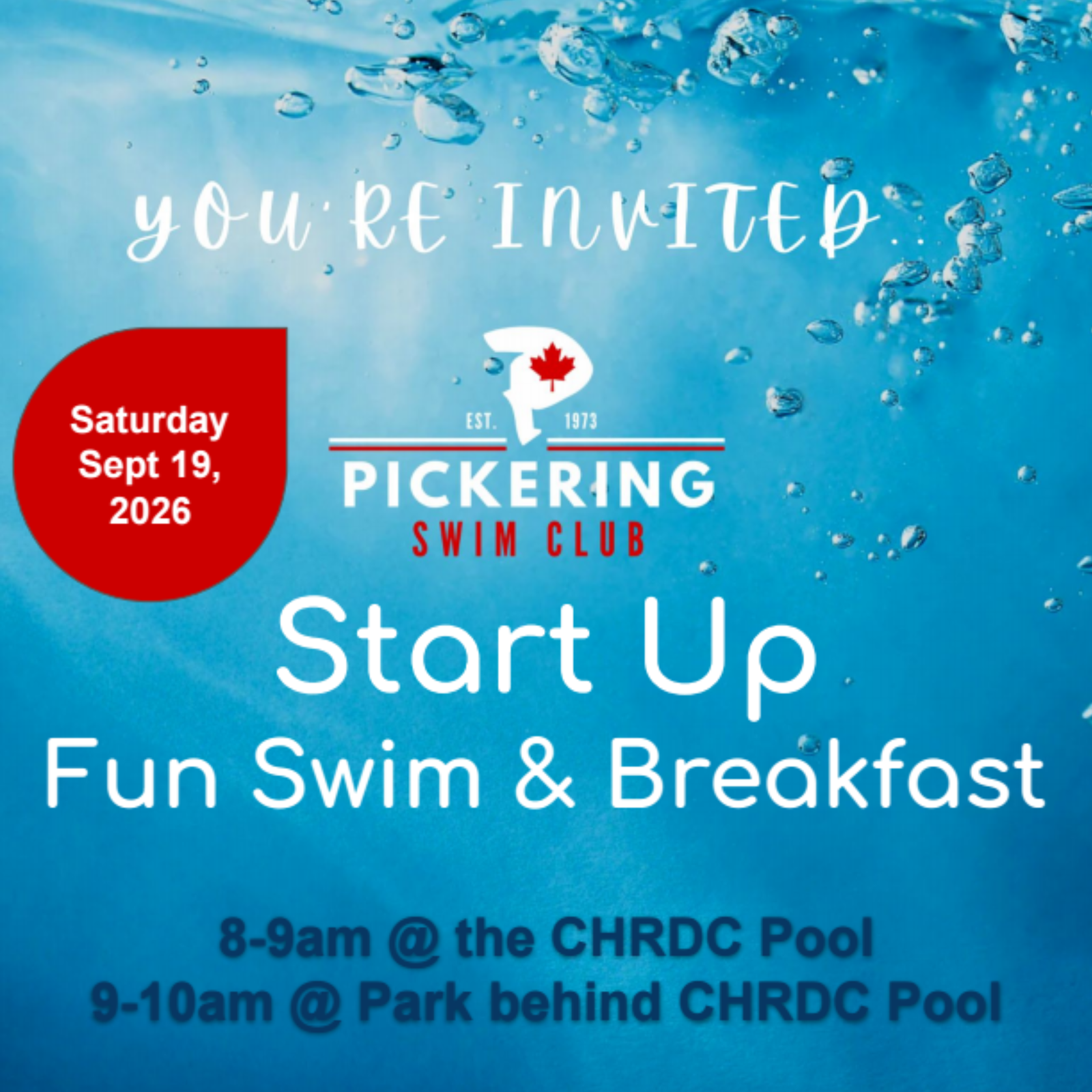 Team Start Up Breakfast & Fun Swim image