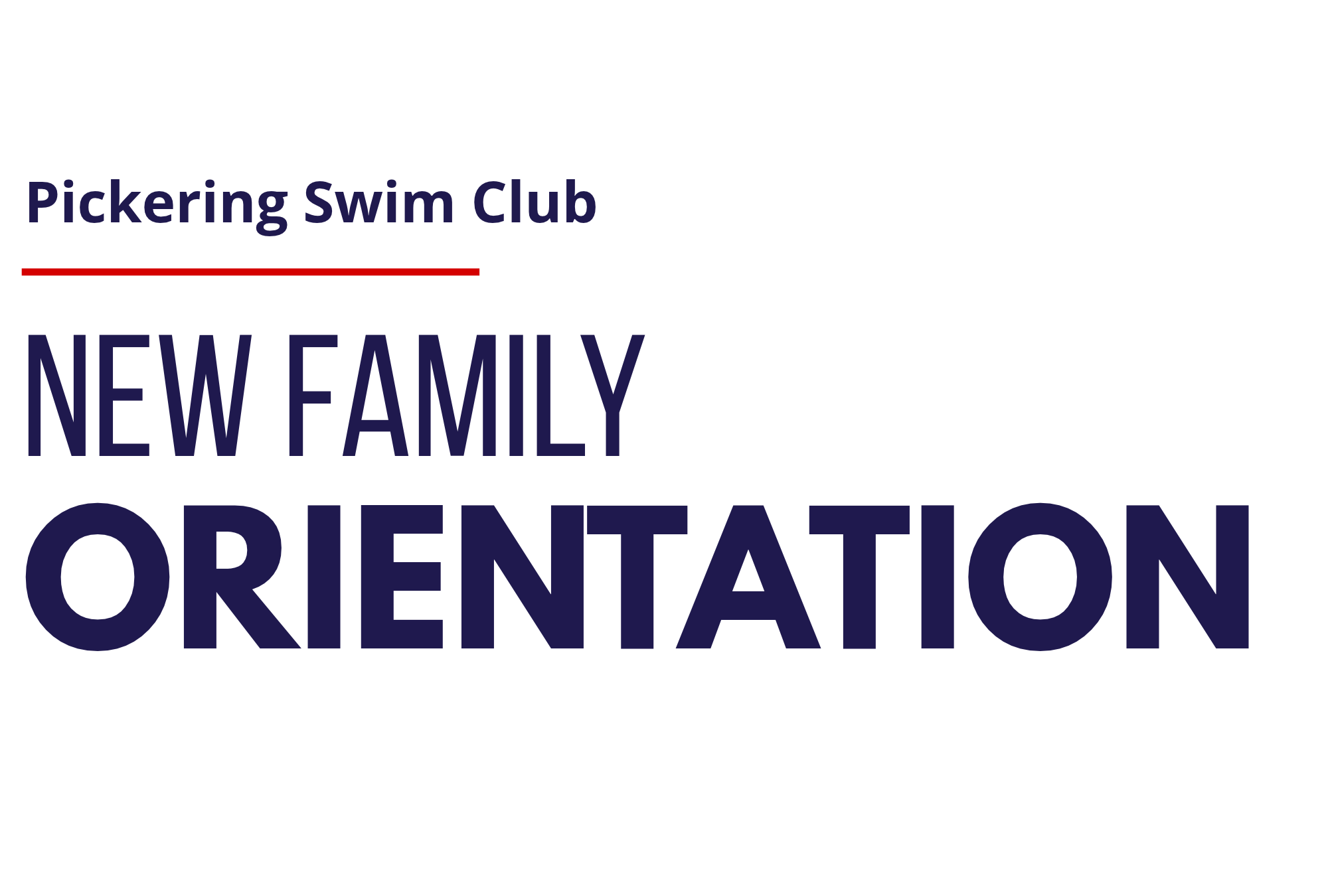 New Family Orientation image