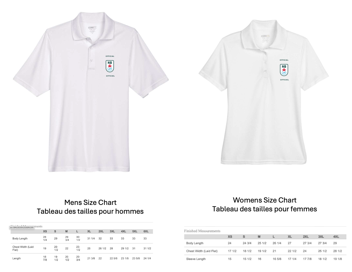 Officials Shirts - Timekeepers / Chemises officielles - Chronométreurs