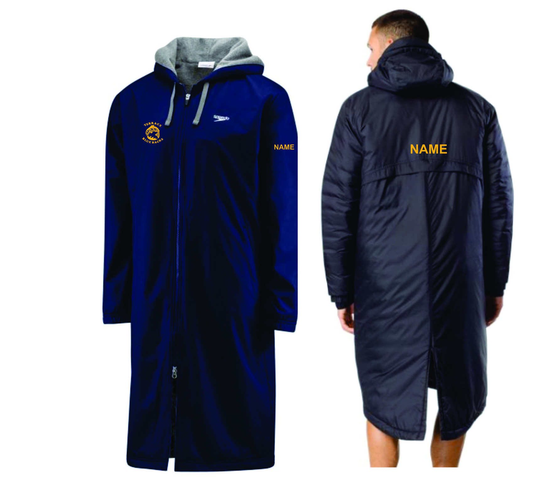 Speedo Parka (with swimmers name and TBSC logo)