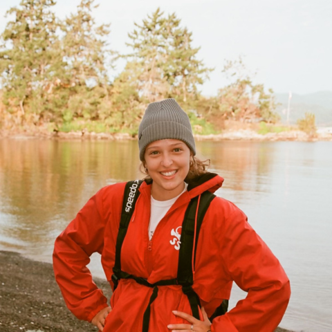 Picture of Zoey Johnson with a snowy background