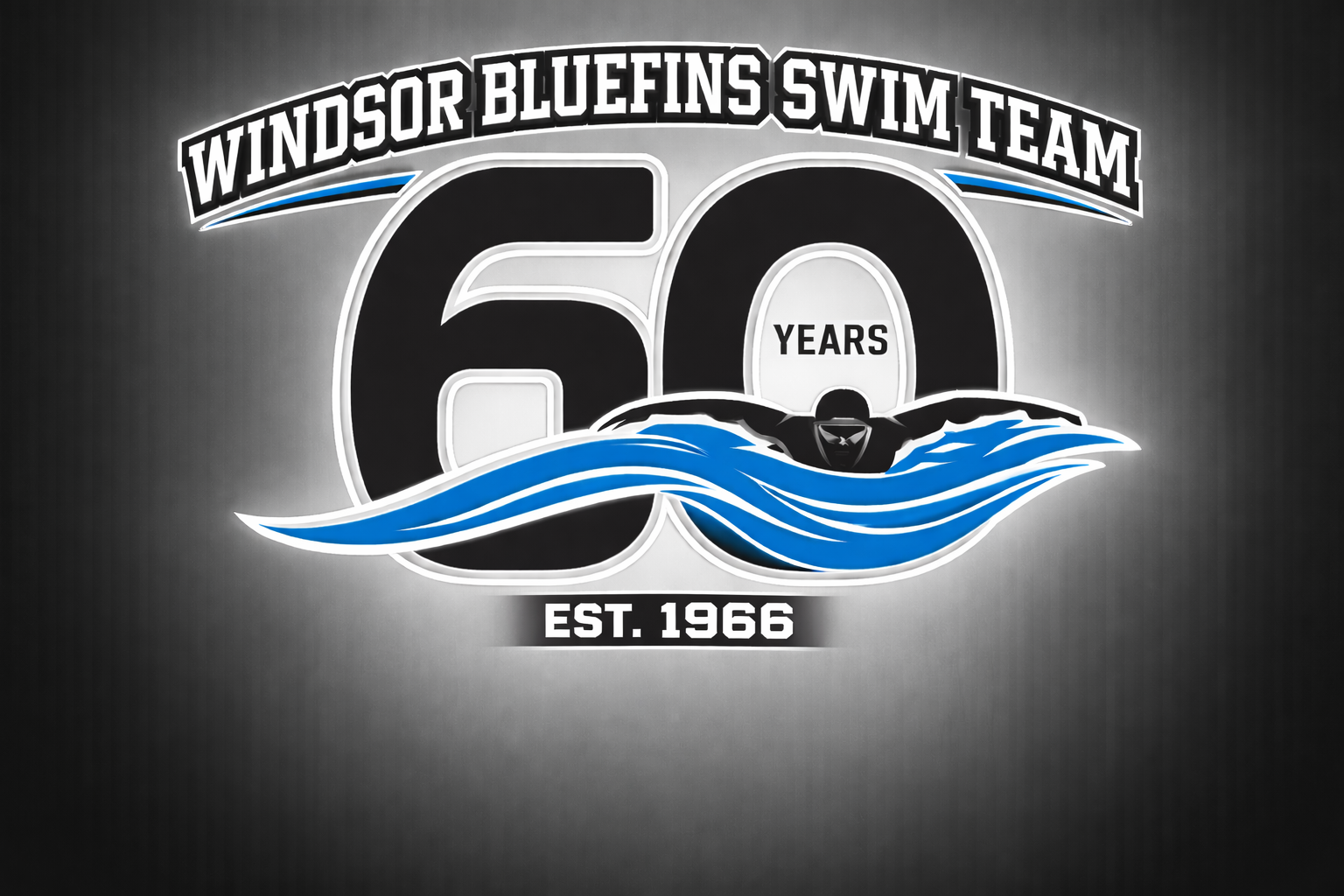 Windsor Bluefins Swim Team Logo