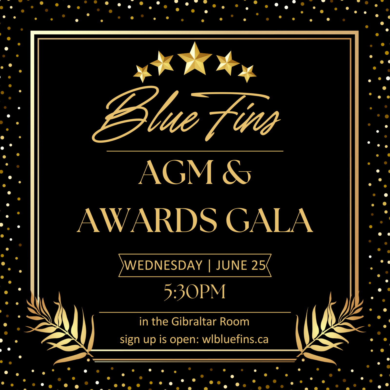 Blue Fins AGM & Gala Awards Night image